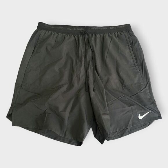 Nike Dri-Fit Stride 7” Running Shorts Black Mens size L-Tall New DM4759-010 - Picture 1 of 9